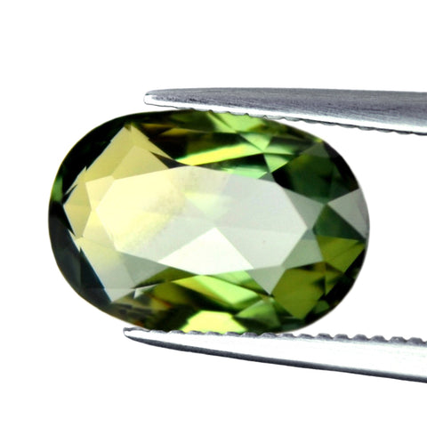 0.64ct Certified Natural Green Sapphire