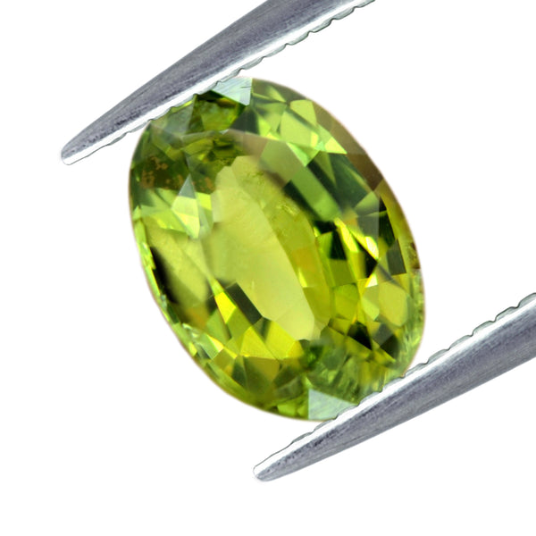 1.61ct Certified Natural Green Sapphire