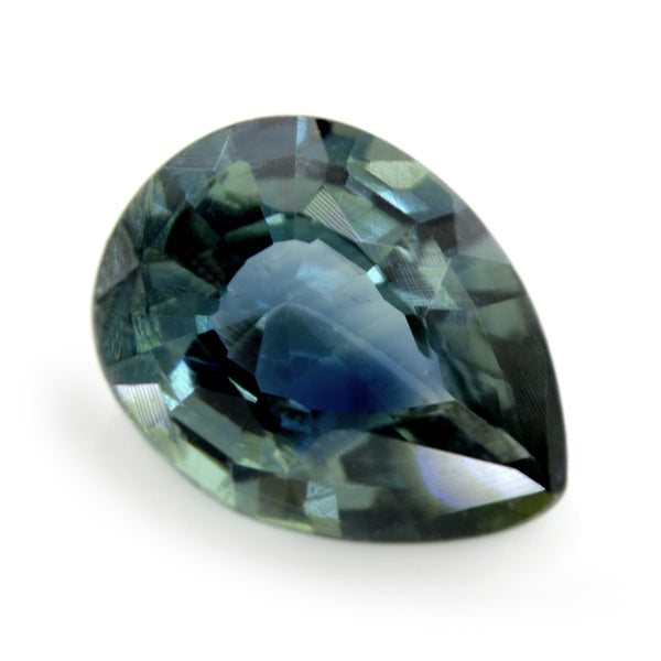 1.19ct Certified Natural Teal Sapphire