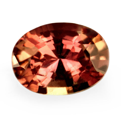 0.83ct Certified Natural Purplish Brown Sapphire