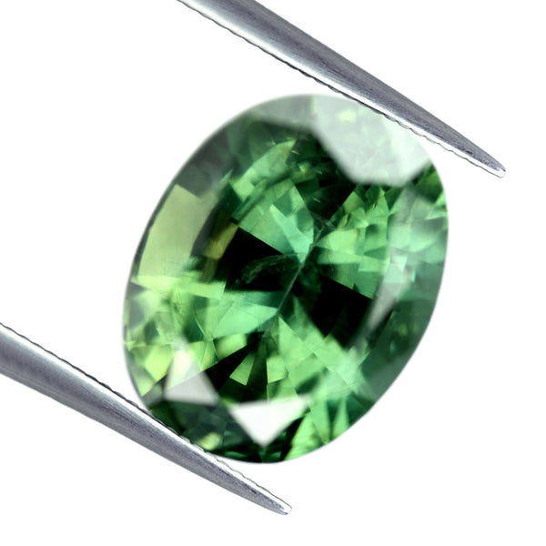1.43ct Certified Natural Green Sapphire