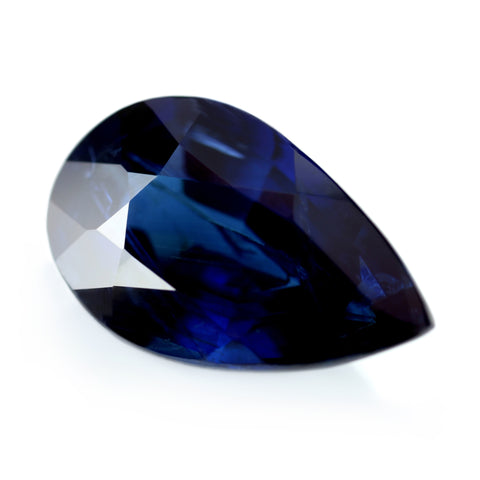 1.37ct Certified Natural Blue Sapphire