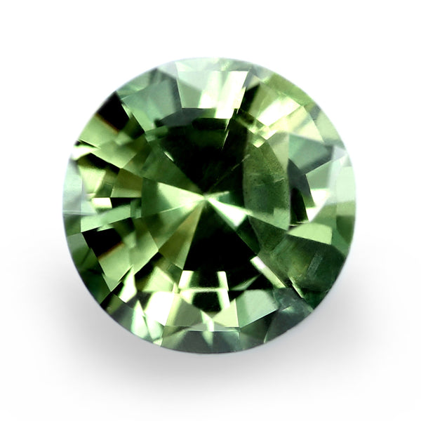 0.88ct Certified Natural Green Sapphire