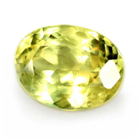 1.70ct Certified Natural Yellow Sapphire