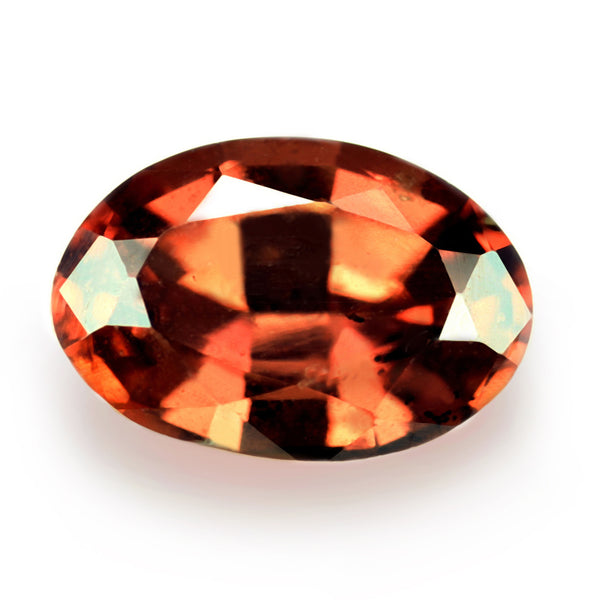 0.74ct Certified Natural Orange Sapphire