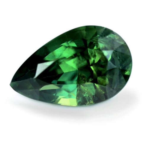 2.71ct Certified Natural Green Sapphire