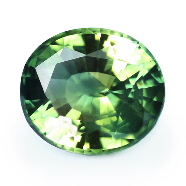 1.03ct Certified Natural Green Sapphire