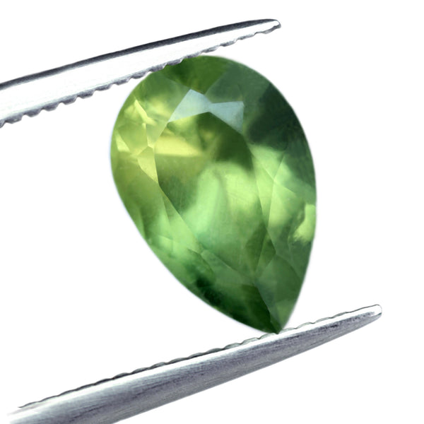 1.29ct Certified Natural Green Sapphire