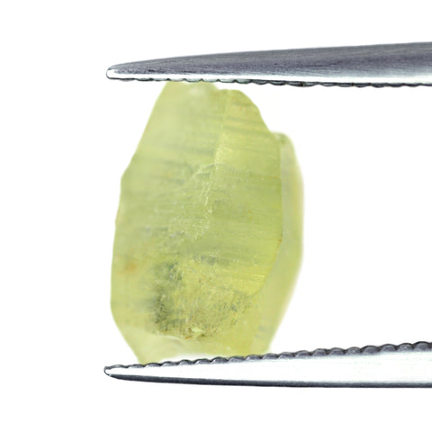 4.17ct Certified Natural Lime Yellow Sapphire