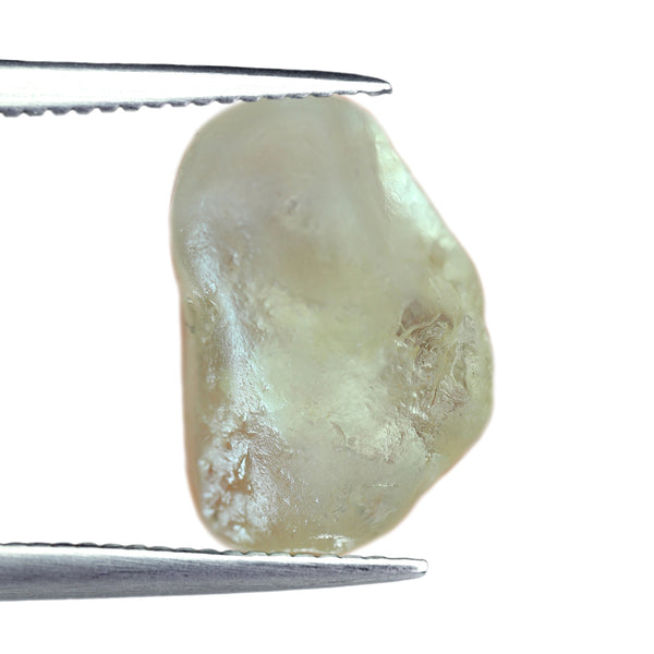画材 Sapphire Genuine Coarse 157.80 Ct Natural Yellow Sapphire Rough Translucent Loose