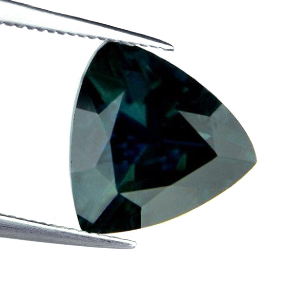 1.37ct Certified Natural Teal Sapphire