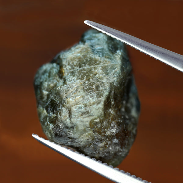 19.23ct Certified Natural Green Sapphire