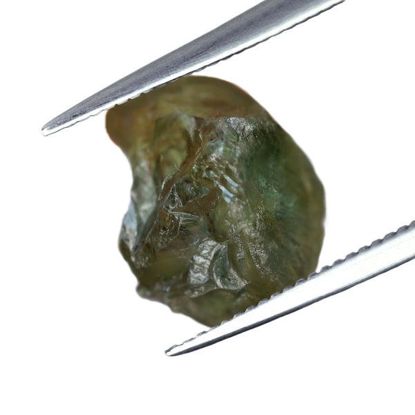 7.03ct Certified Natural Green Sapphire