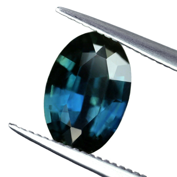 1.16ct Certified Natural Teal Sapphire
