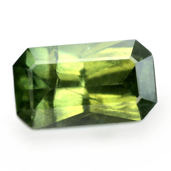 1.58ct Certified Natural Green Sapphire