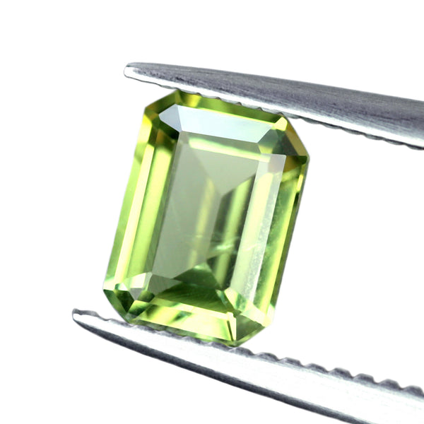 0.60ct Certified Natural Green Sapphire