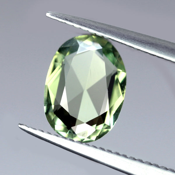 0.61ct Certified Natural Green Sapphire