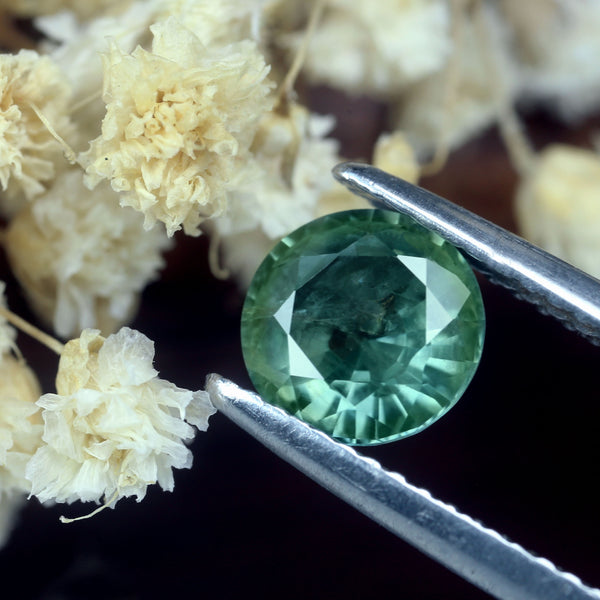 1.55ct Certified Natural Green Sapphire