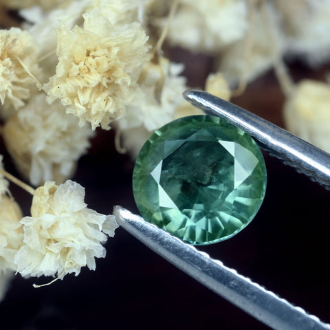 1.55ct Certified Natural Green Sapphire