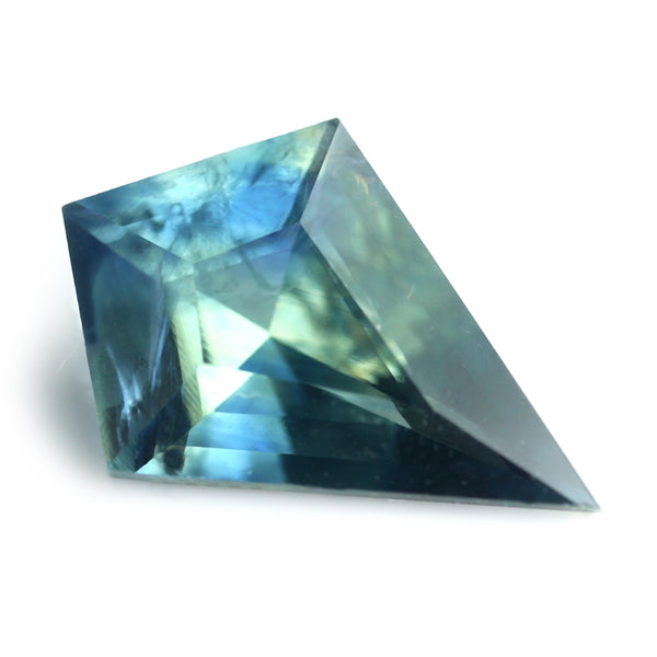 0.84ct Certified Natural Teal Sapphire