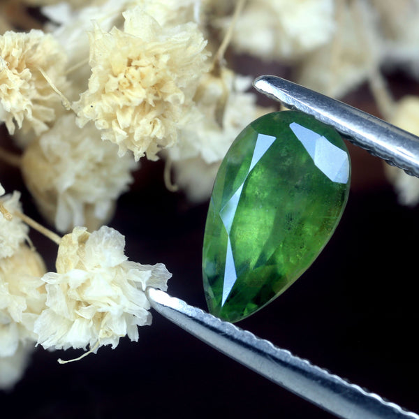 1.82ct Certified Natural Green Sapphire
