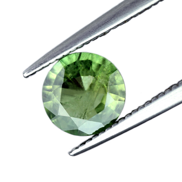1.23ct Certified Natural Green Sapphire