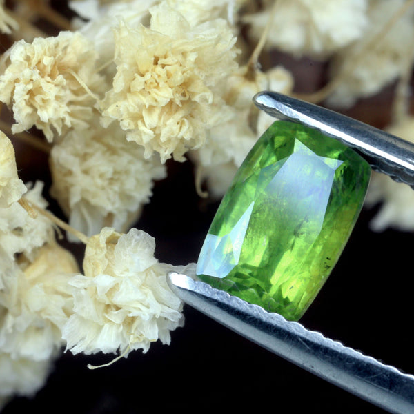 1.61ct Certified Natural Green Sapphire