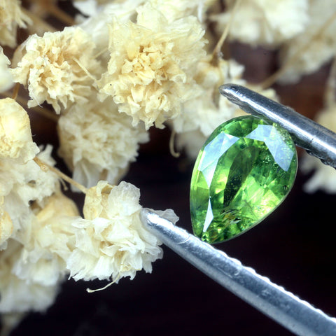 1.03ct Certified Natural Green Sapphire