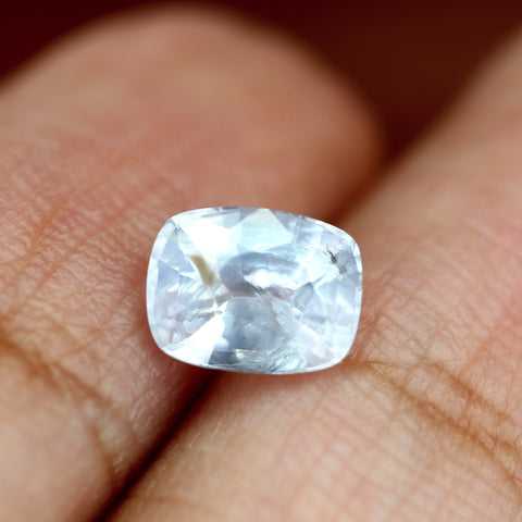 1.39ct Certified Natural White Sapphire