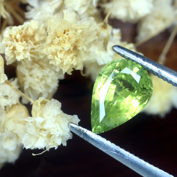 1.03ct Certified Natural Green Sapphire