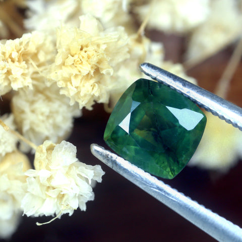 1.07ct Certified Natural Teal Sapphire