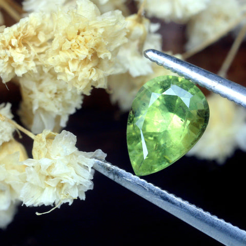 1.04ct Certified Natural Green Sapphire