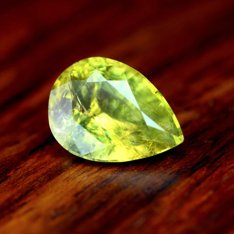 2.13ct Certified Natural Yellow Sapphire