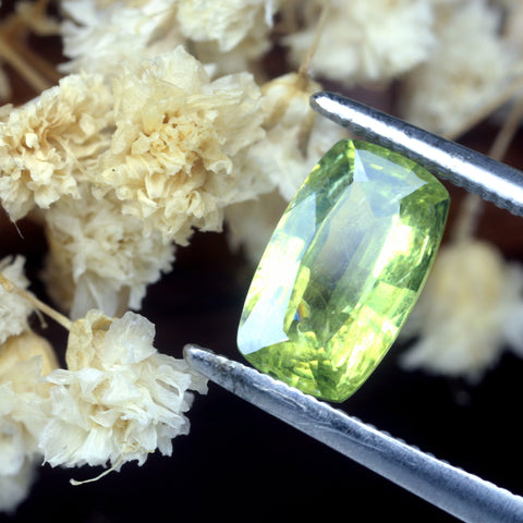 1.18ct Certified Natural Green Sapphire