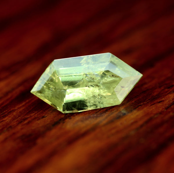 1.08ct Certified Natural Lime Yellow Sapphire