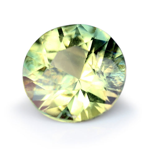 0.93ct Certified Natural Yellow Green Sapphire