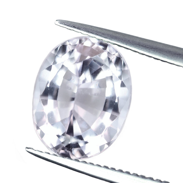 1.36ct Certified Natural White Sapphire