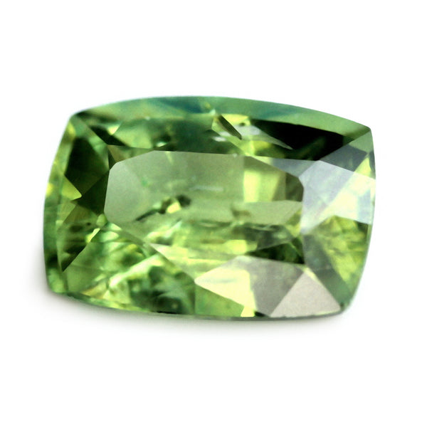 0.89ct Certified Natural Green Sapphire