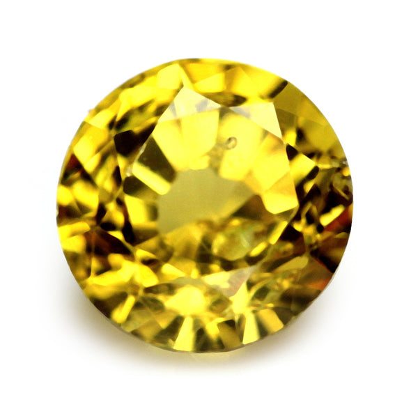 0.50ct Certified Natural Yellow Saphire