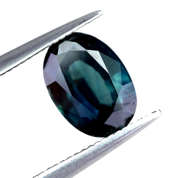 1.78ct Certified Natural Teal Sapphire