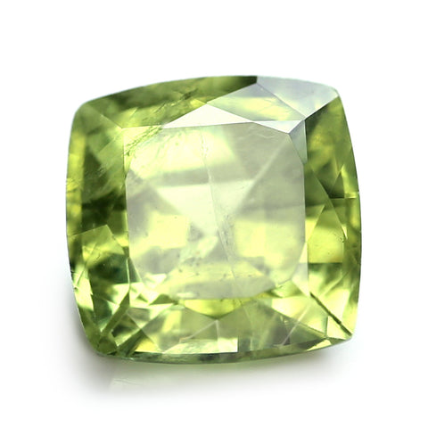0.59ct Certified Natural Green Sapphire