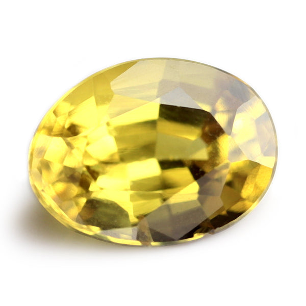0.58ct Certified Natural Yellow Sapphire