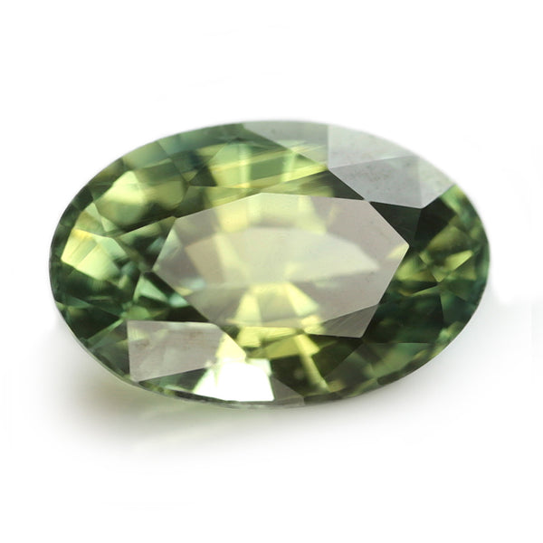 0.53ct Certified Natural Green Sapphire