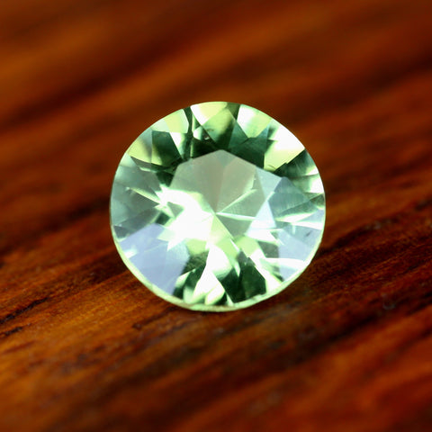 0.72ct Certified Natural Green Sapphire