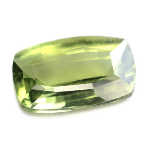 0.65ct Certified Natural Green Sapphire