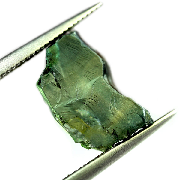 3.76ct Certified Natural Green Sapphire