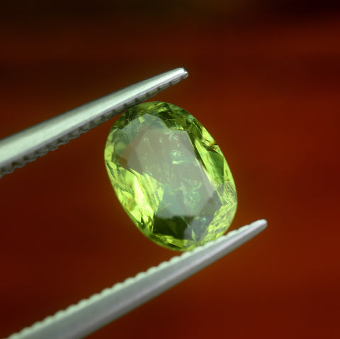1.05ct Certified Natural Green Sapphire