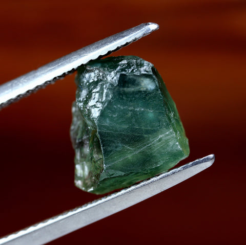 5.51ct Certified Natural Teal Sapphire