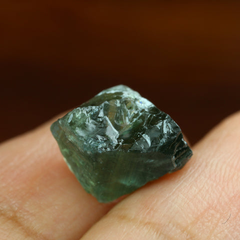 6.94ct Certified Natural Teal Sapphire