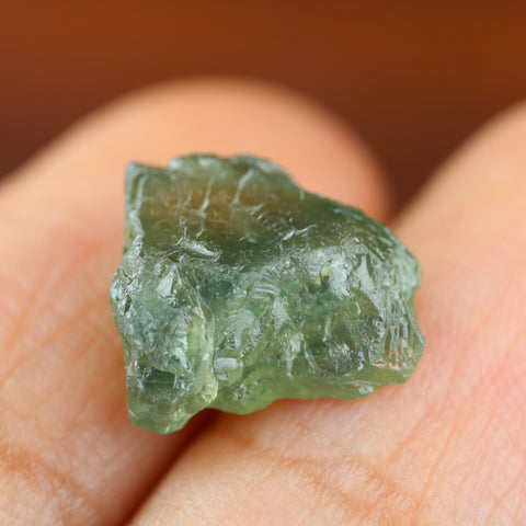 6.07ct Certified Natural Green Sapphire